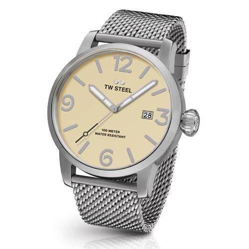 Image of cream 45 mm Quartz Miyota 2417 Herre ur fra TW Steel Maverick